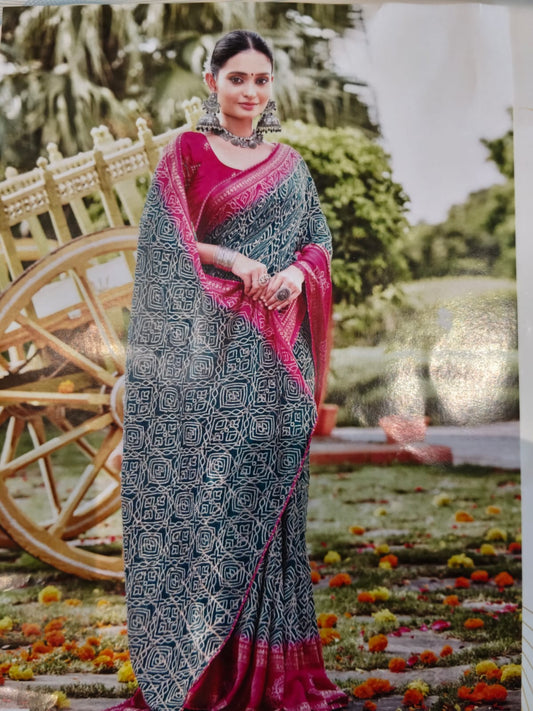 Bandhani Saree