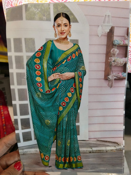 Bandhani Saree